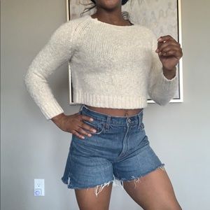 Cozy cropped sweater